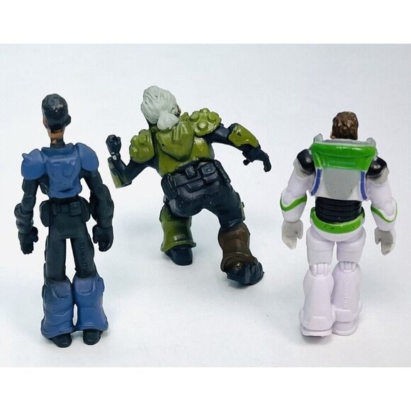 3x DISNEY Pixar 2.5" Lightyear PVC ACTION FIGURES Darby Steel Buzz Mo Morrison - Picture 2 of 2